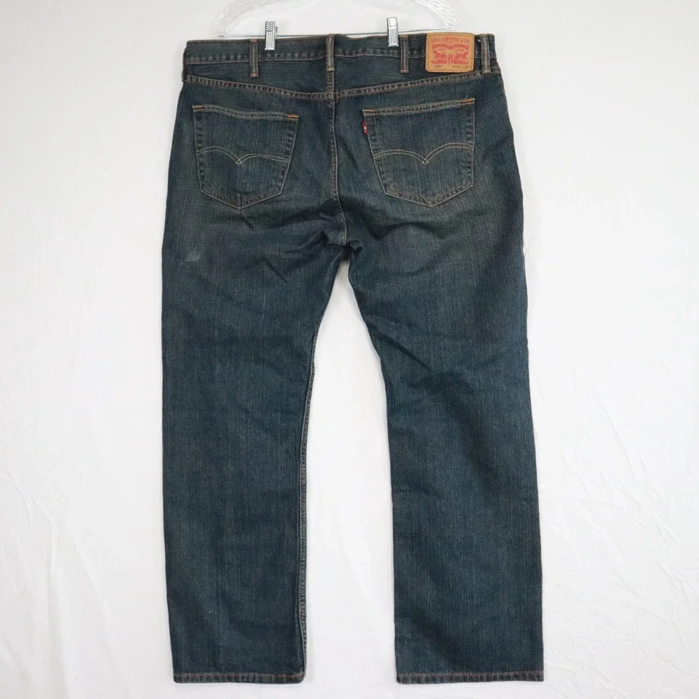 Levi's 559 Jeans Mens 40x32 Relaxed Straight Fit 5-Pocket Cotton Denim Dark Blue